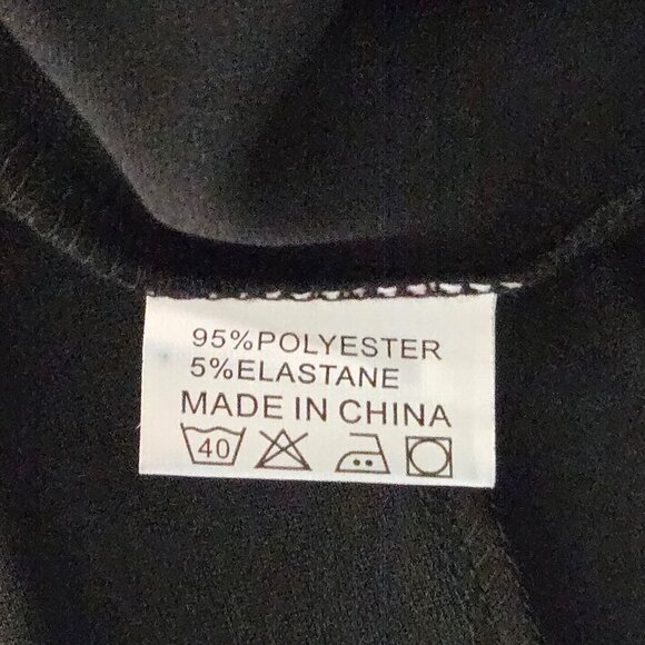 NWT | Classic Black Sleeveless V-Neck Fit & Flare A-Line Dress | XLarge - Picture 4 of 5